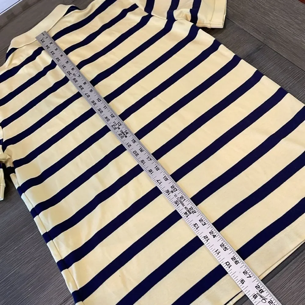 Polo Ralph Lauren Classic Fit Men’s SP - Small Petite Yellow with Navy Stripe